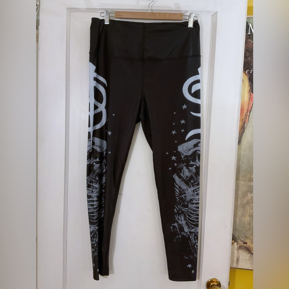 Officiall Skinny Puppy merch leggings size XL Goth Industrial Death Rock